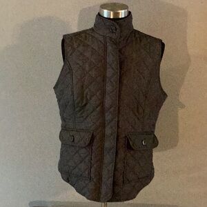 Women’s Gray Quilted Van Heusen Vest SM